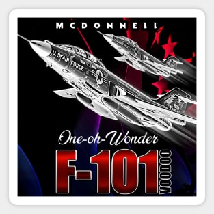 F101  Voodoo USAF long-range Bomber Supersonic Jet Fighter Magnet